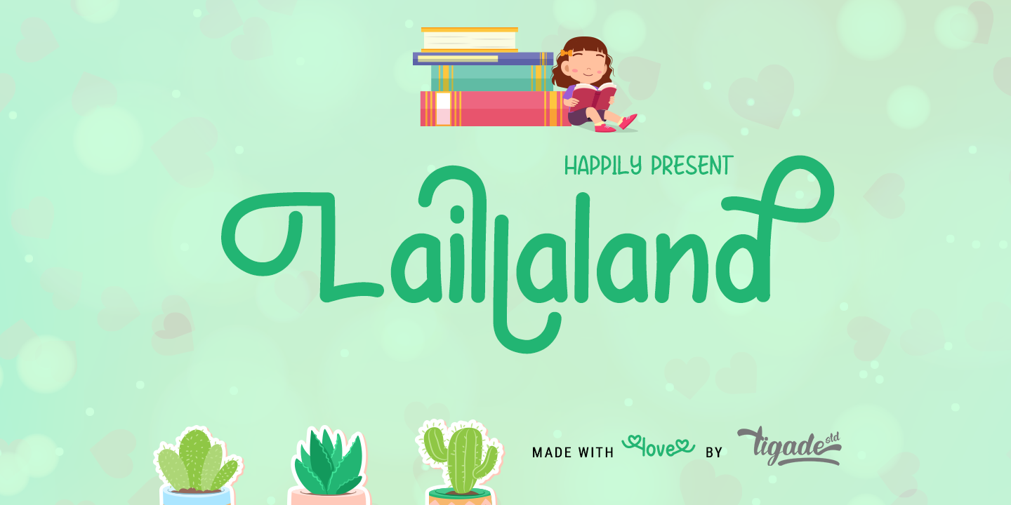 Example font Laillaland #1